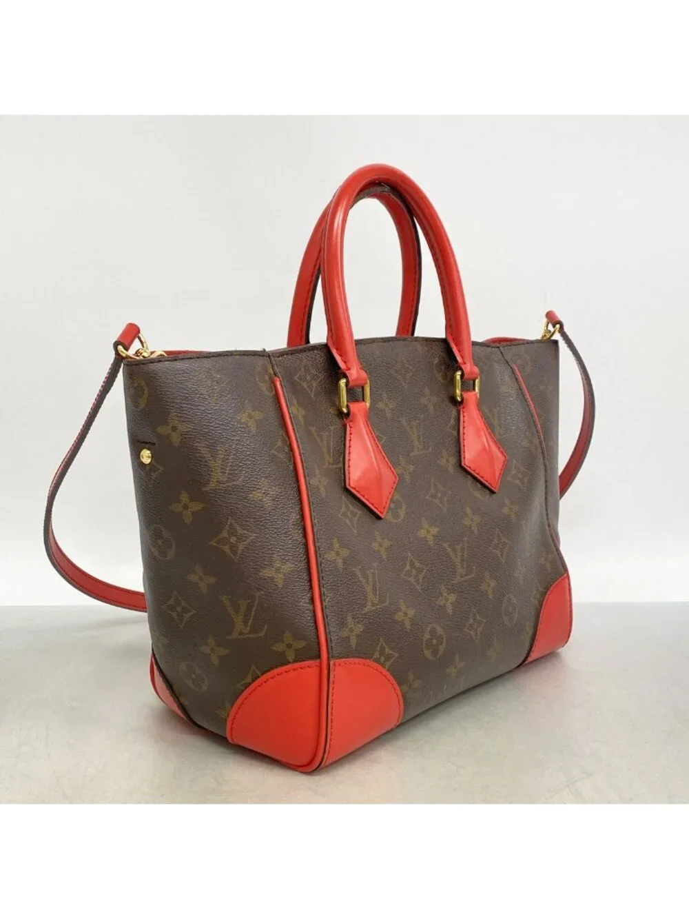 Louis Vuitton Handbag Monogram Phoenix PM Coquelicot